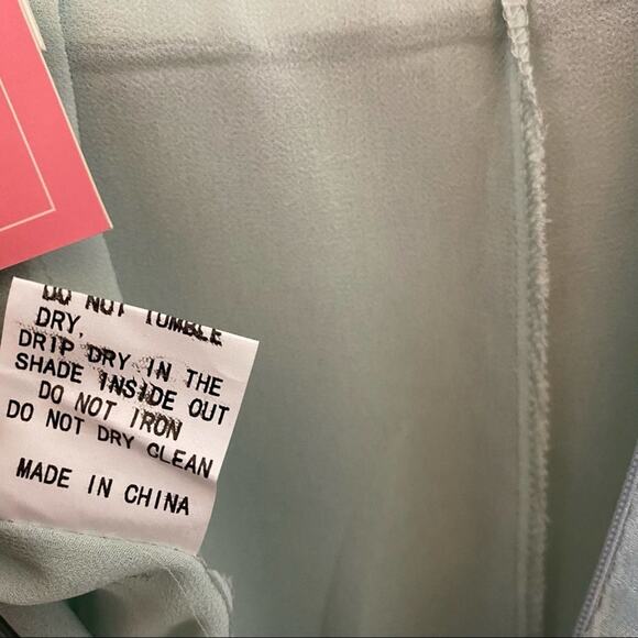 New Style State Wide Leg Jumpsuit Mint Green 10 - Picture 9 of 16